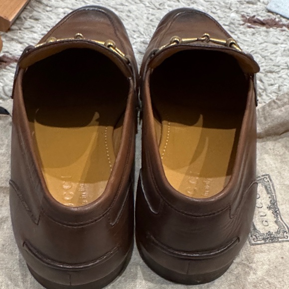 Gucci 1953 Horsebit Loafers Brown Leather with Gold Accent - Picture 5 of 5